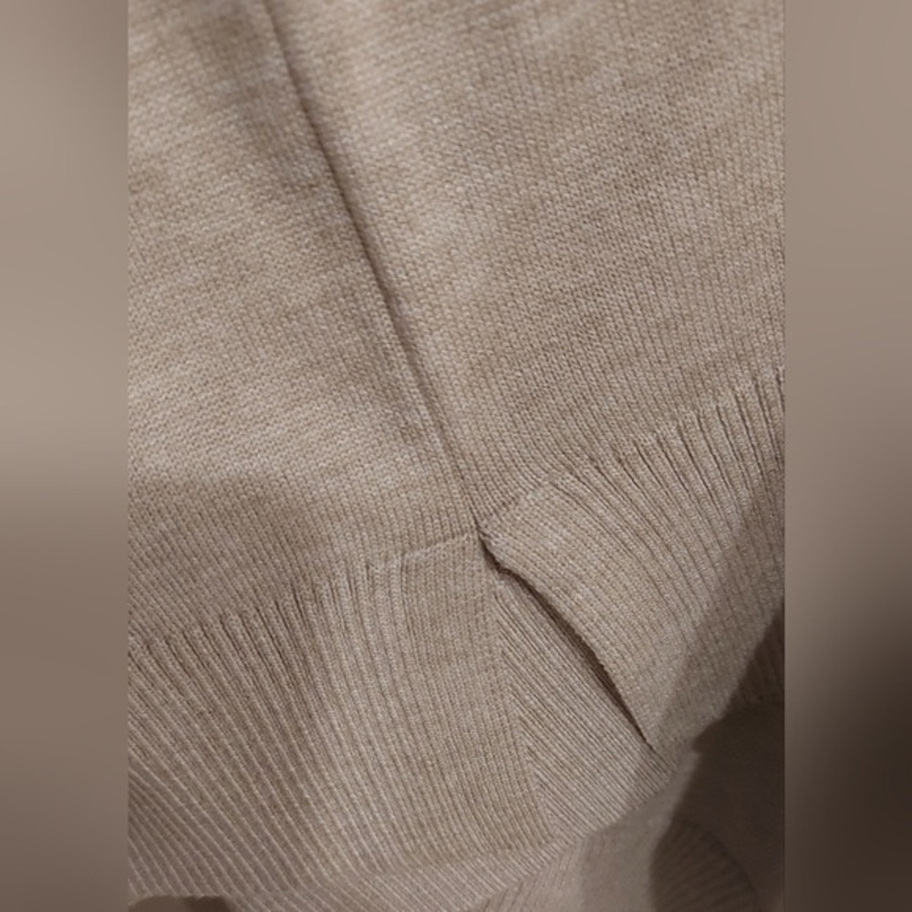 Sparkly Turtleneck Sweater with Cable Knit Design - Picture 8 of 8